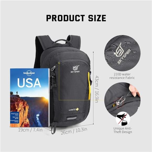 Small Hiking Backpack, 20L Lightweight Travel Backpacks Hiking Daypack main image 5